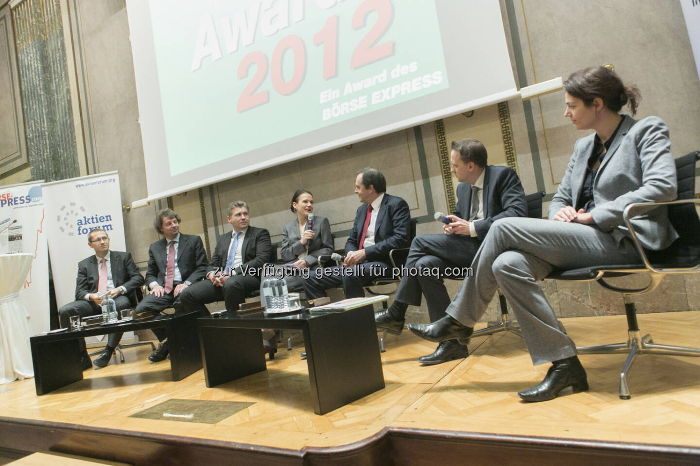 Cafe BE vor AnalystAward 2012