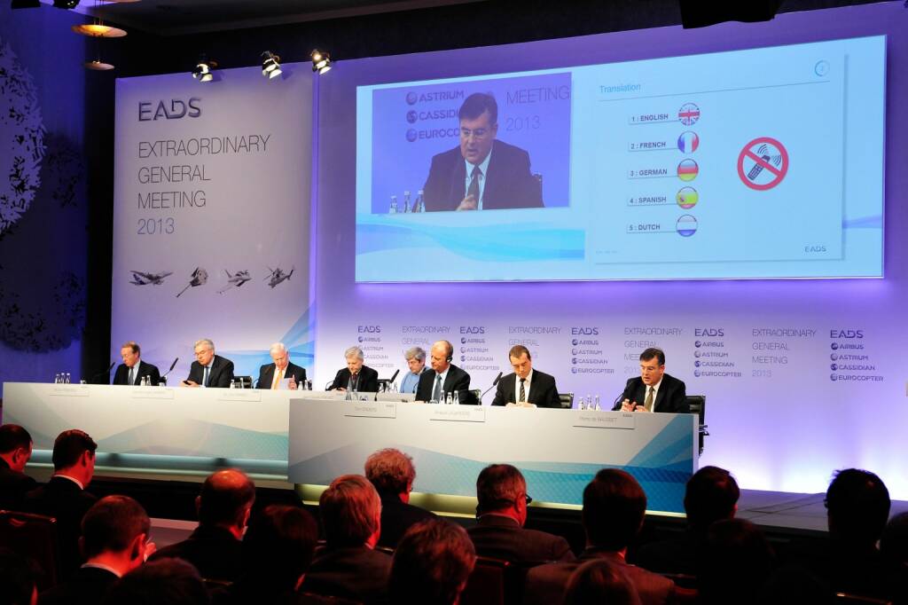EADS Extraordinary General Meeting 2013, Airbus Group
, © Airbus Group (Homepage) (02.04.2014)