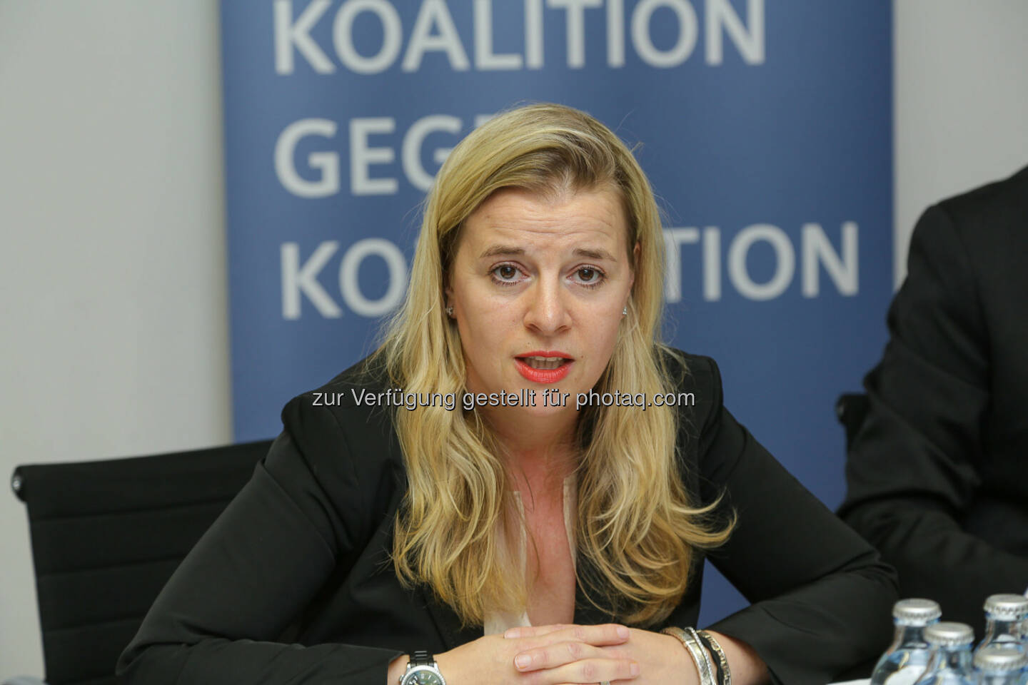 Karin Mair (Partner & National Leader von Deloitte Forensic Austria) beim Pressegespräch Whistleblower – Freund oder Feind? (Bild: Deloitte Österreich/APA-Fotoservice/Tanzer)