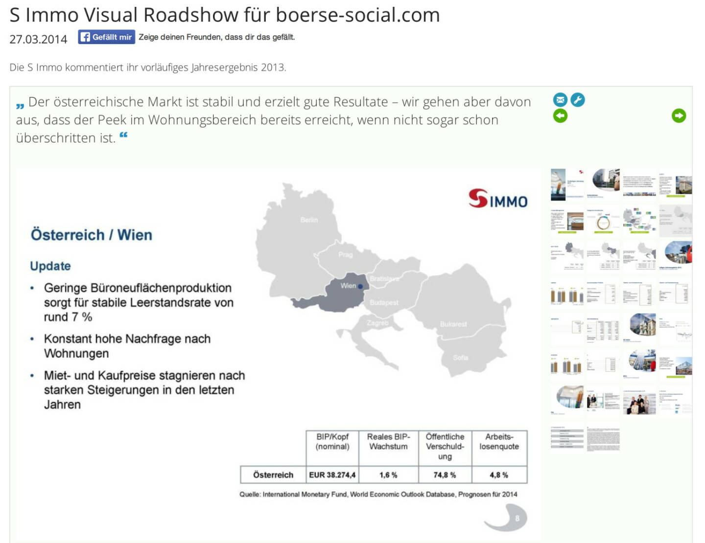 S Immo Visual Roadshow http://boerse-social.com/visualroadshow/1121