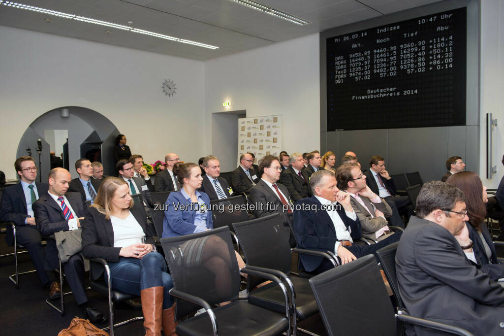 Frankfurt, GER - March 26, Deutscher Finanzbuchpreis 2014, Alte Börse  , © Ulrich Roth / ulrich-roth.de (05.04.2014) 