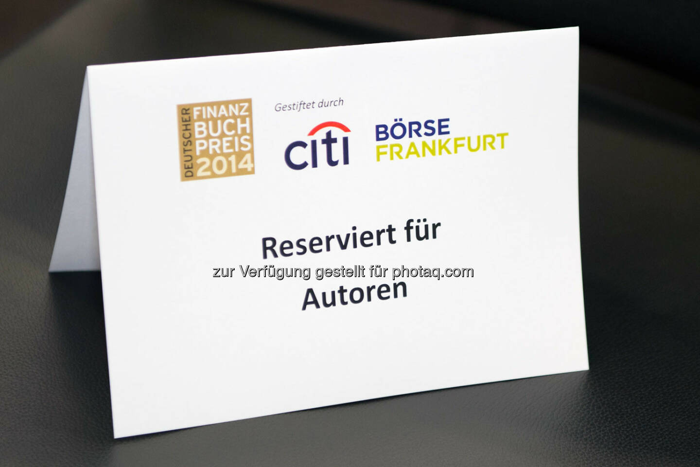 Frankfurt, GER - March 26, Deutscher Finanzbuchpreis 2014, Alte Börse  