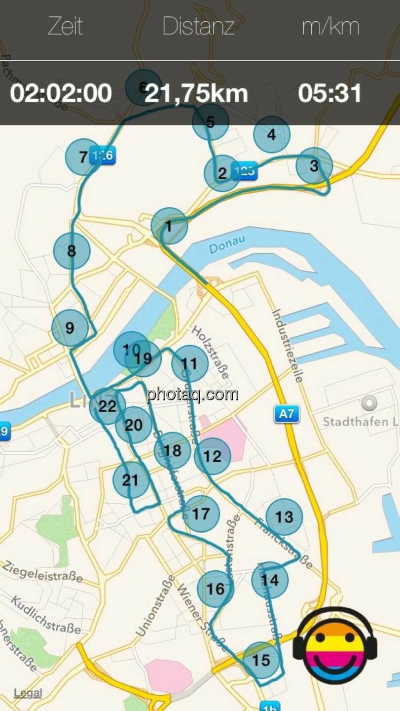 Map der Strecke