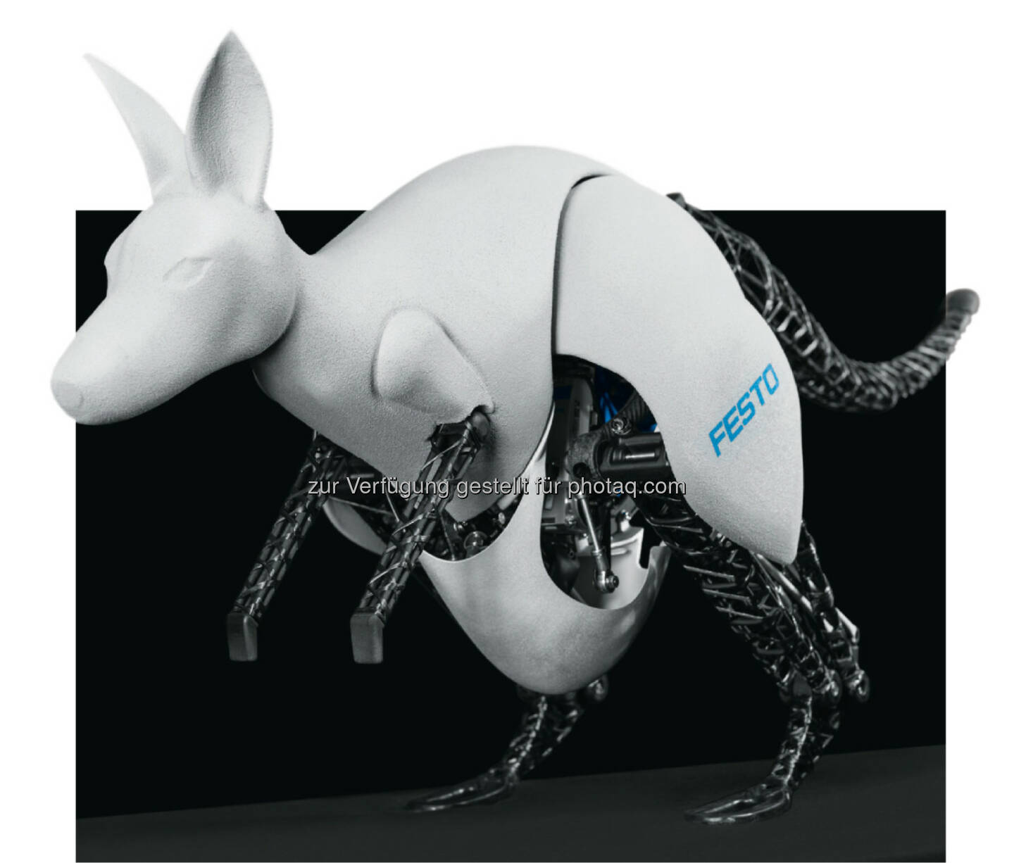 Das BionicKangaroo des Festo Bionic Learning Networks auf der Hannover Messe Industrie