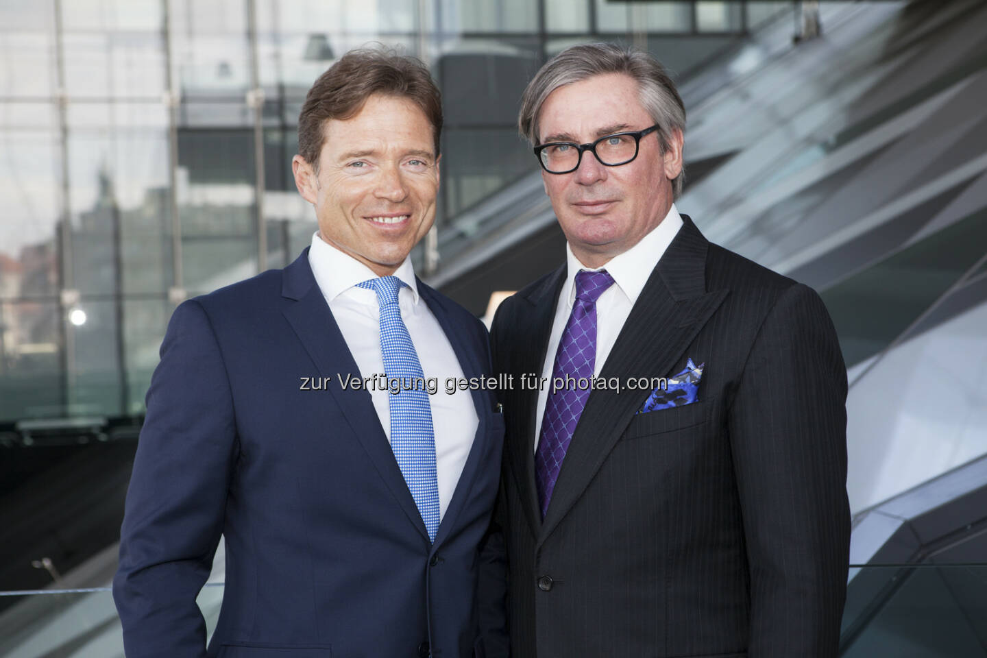 Erwin Krause (Betha Zwerenz & Krause) und Franz A. Kollitsch (APM Holding) - anlässlich Villaggio Investment Group erwirbt Galerien Parndorf aus Deutschen Immobilienfonds von Warburg-Henderson (Bild: Villaggio Investment Group / W.J. Sieberer)