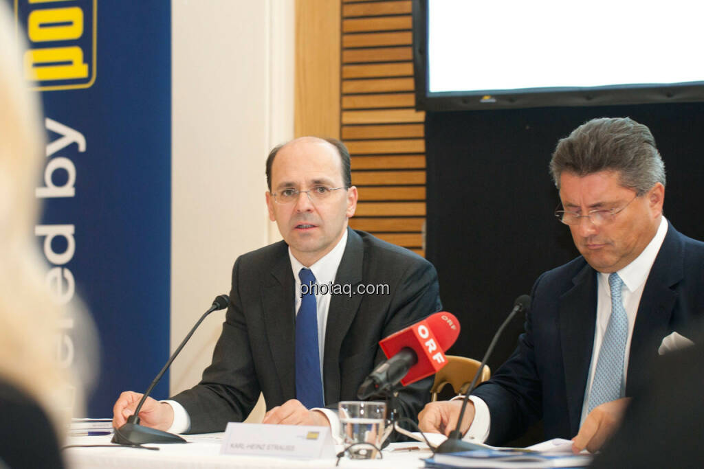 Christian B. Maier, Karl-Heinz Strauss, © Michaela Mejta für finanzmarktfoto.at (09.04.2014) 