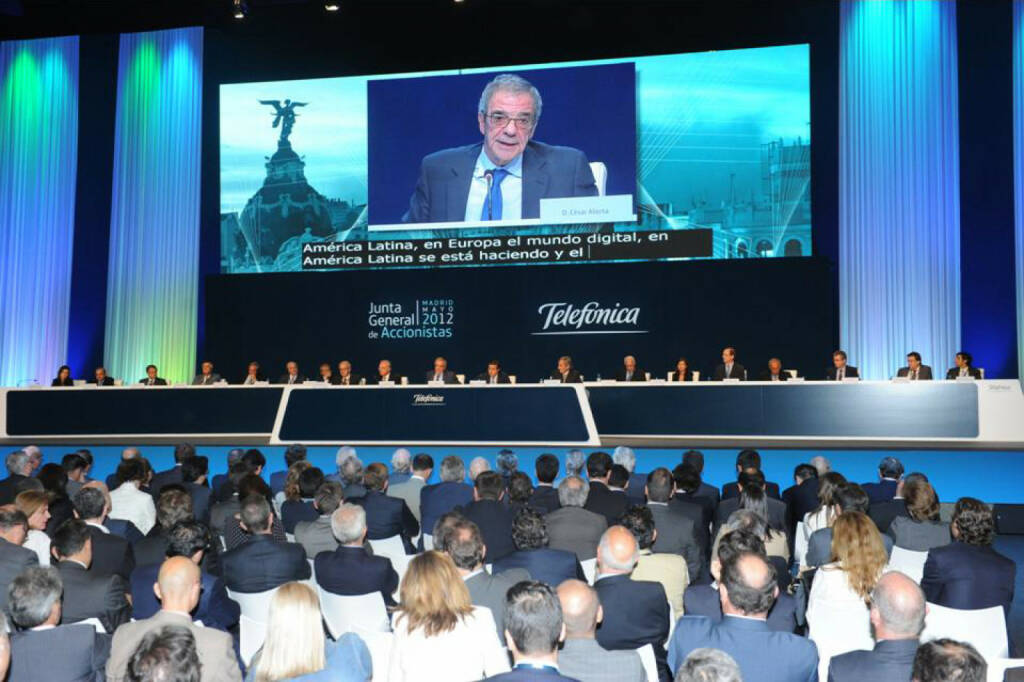 Telefónica's General Shareholders' 2012, © Telefonica (Homepage) (10.04.2014) 