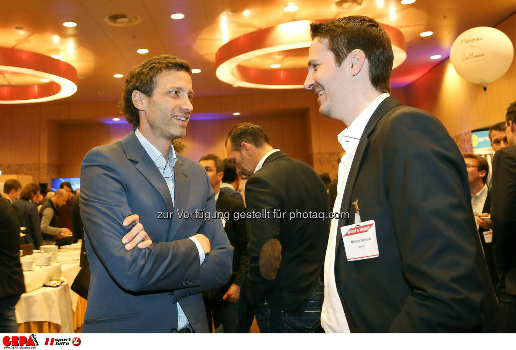 Dieter Heger und Michael Schmid. (Foto: GEPA pictures/ Christopher Kelemen) (10.04.2014) 