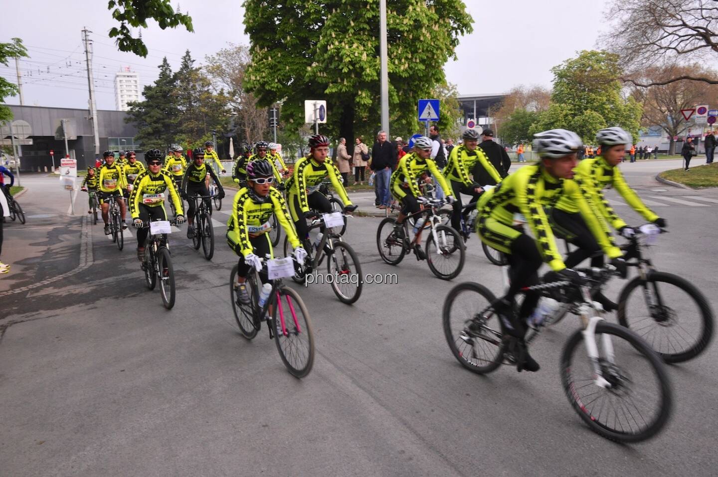 Radfahrer, gelb, VCM 2014