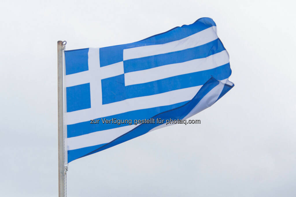 Fahne, Griechenland, © Martina Draper (15.04.2014) 