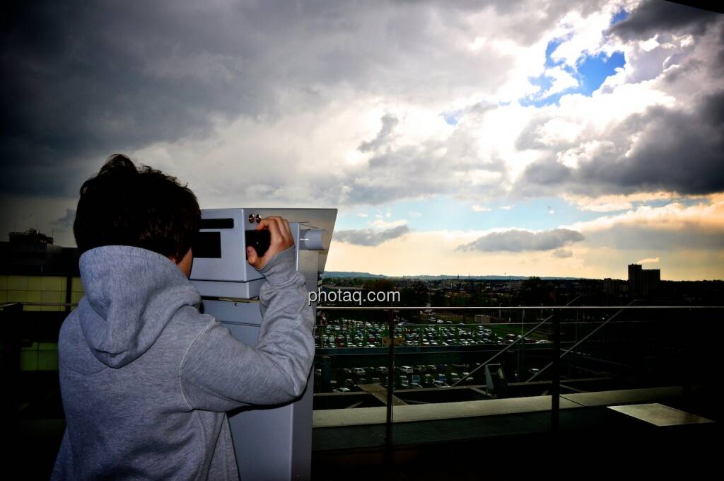 Ausblick, Fernrohr, Himmel (16.04.2014) 