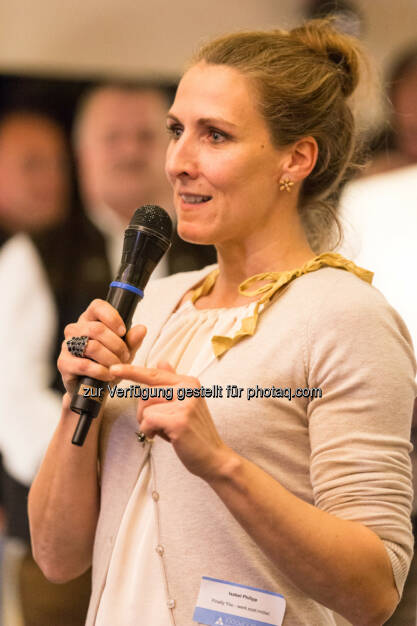 Isabel Philipp stellt ihr laufendes Projekt Finally You vor., © Texte und Bilder von <a href=