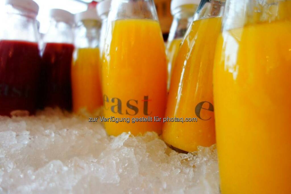 Orangensaft Eis, © Dirk Herrmann (21.04.2014) 