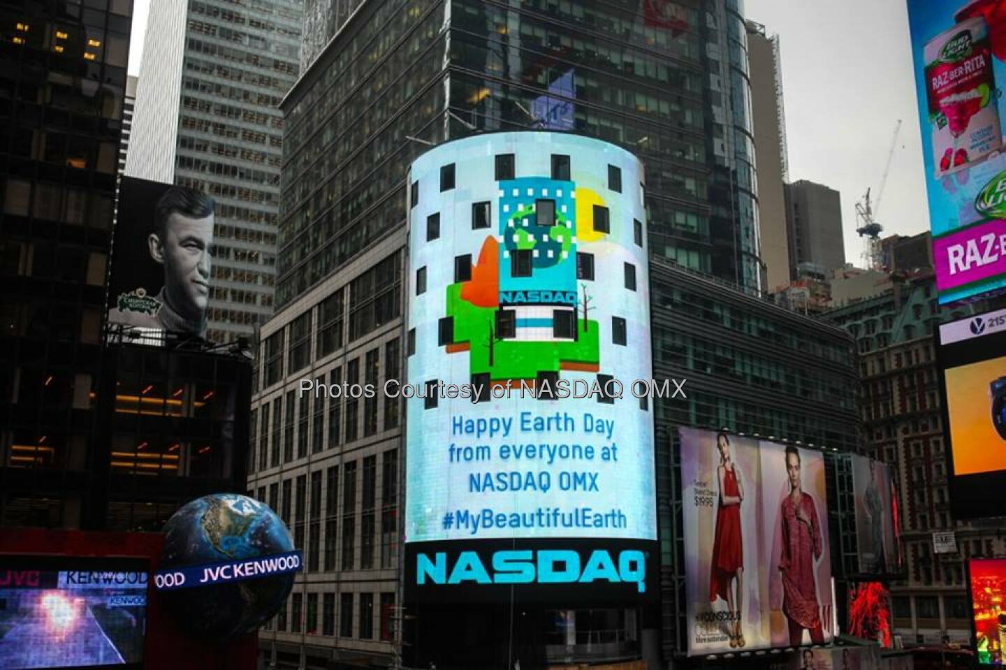 Nasdaq, Earth Day Thanks to everyone who participated in our #EarthDay activities with Google+. #MyBeautifulEarth  Source: http://facebook.com/NASDAQ