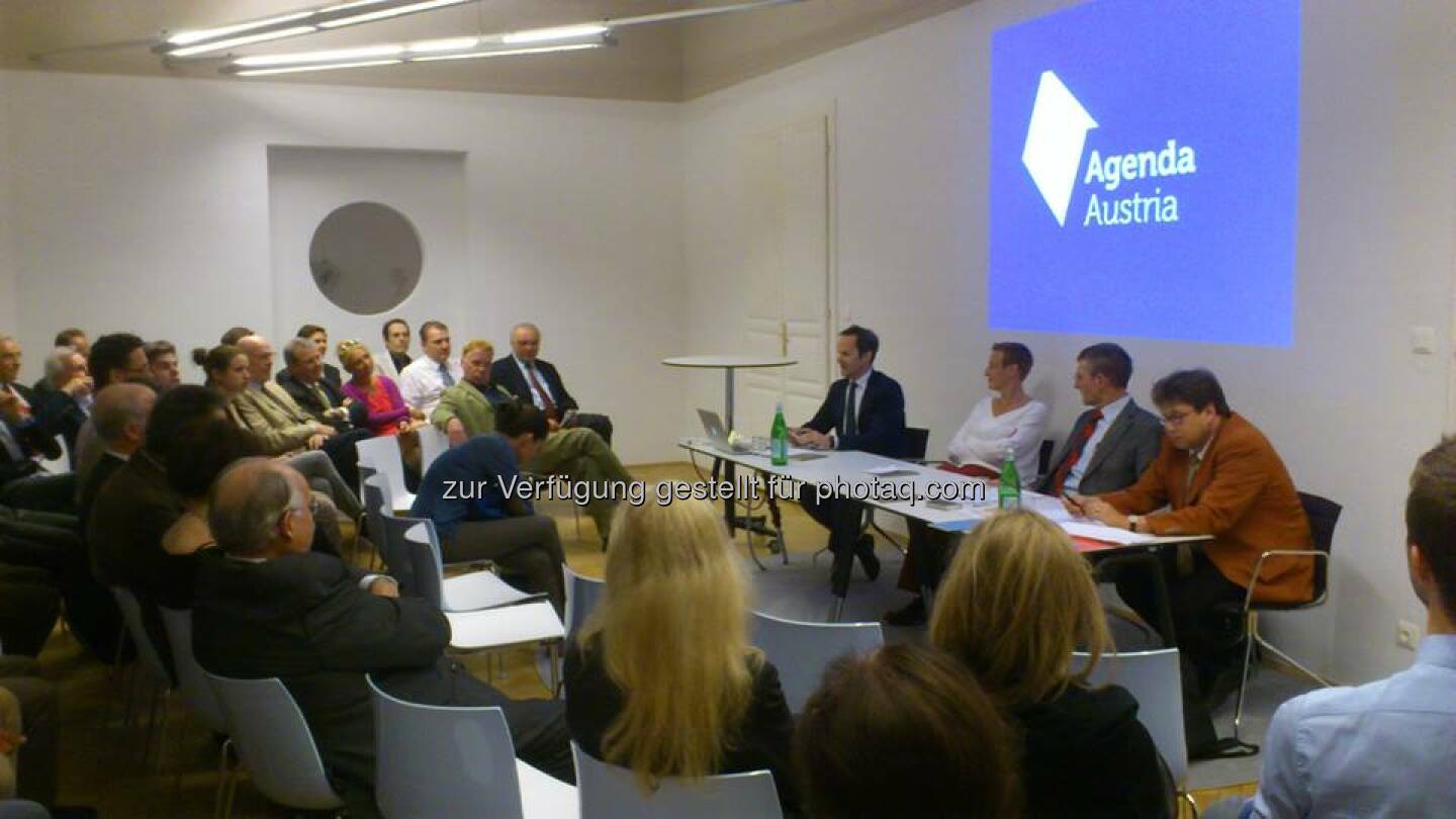 Agenda Austria - Podiumsdiskussion zum Thema Wie gerecht sind Erbschaftsteuern?  Source: http://twitter.com/AgendaAustria