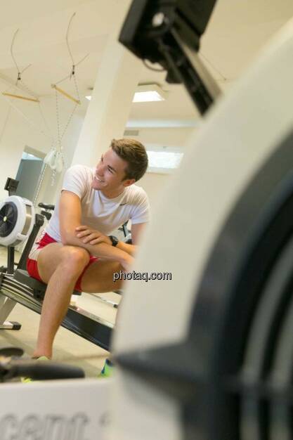 Gerald Pollak Trainingspause, Training, © finanzmarktfoto.at/Martina Draper (27.04.2014)