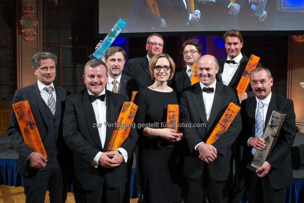 epmedia Werbeagentur GmbH: Immobilienpreis Cäsar(R) 2013 - The Award goes to Herbert Putz, Ernst Kovacs, Bruno Ettenauer, Martin Sabelko, Daniela Gassner, Anton Holzapfel, Franz Pöltl, Oliver Attensam, Georg Slawik (c) Aussendung , © Aussendung (25.04.2014) 