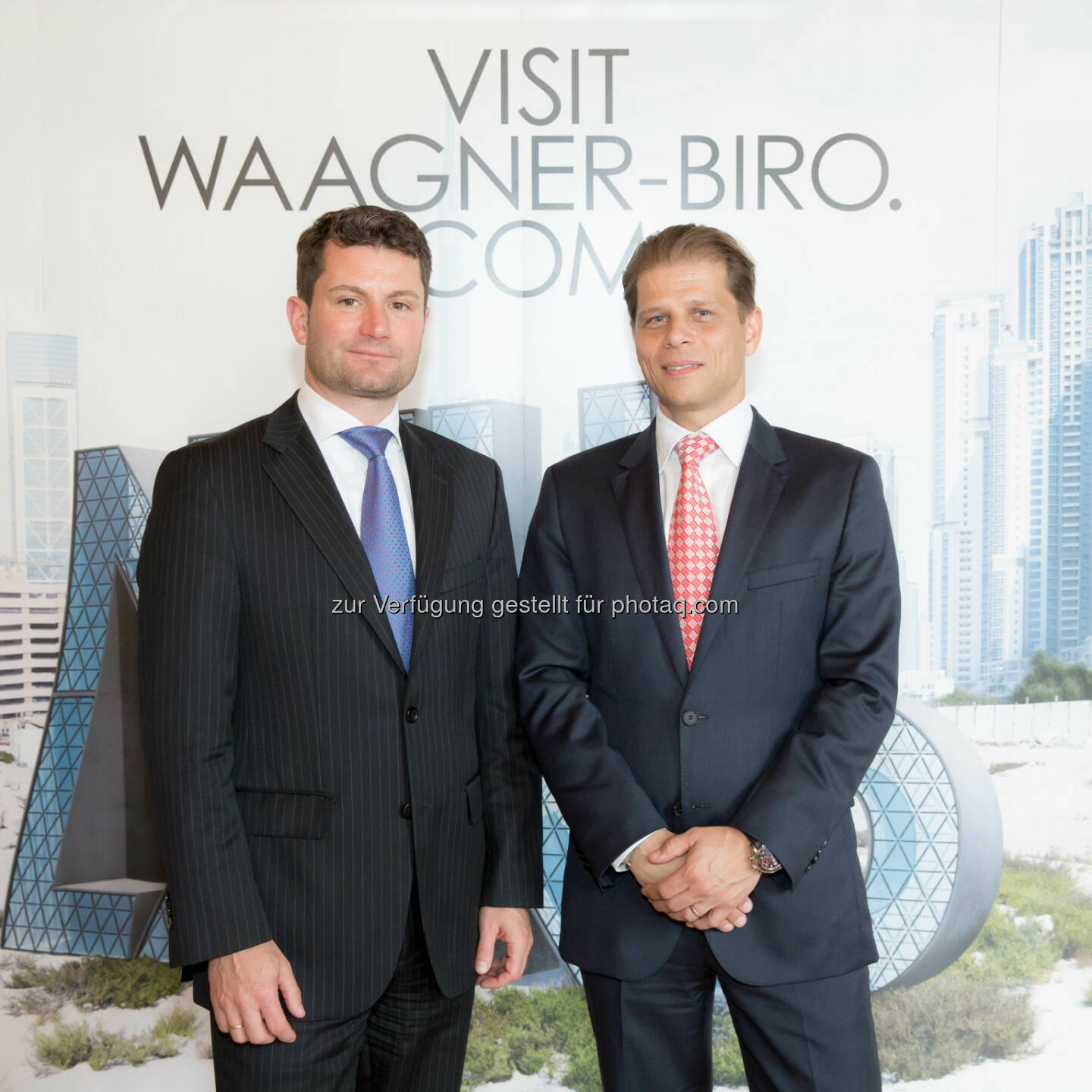 Thomas Jost (Vorstandsvorsitzenden der Waagner-Biro AG), Martin Zinner (CFO der Waagner-Biro AG) - Umsatz und Jahresergebnis 2013 erhöht, der Umsatz stieg 2013 auf 197,4 Mio EUR (2012 171,7 Mio EUR), der Auftragseingang erhöhte sich von 195,3 Mio EUR (2012) auf 222,7 Mio EUR im Geschäftsjahr 2013. Das EBT erhöhte sich von 6,1 Mio EUR im Jahr 2012 auf 11,1 Mio EUR im Geschäftsjahr 2013 (Bild: www.annarauchenberger.com / Anna Rauchenberger)