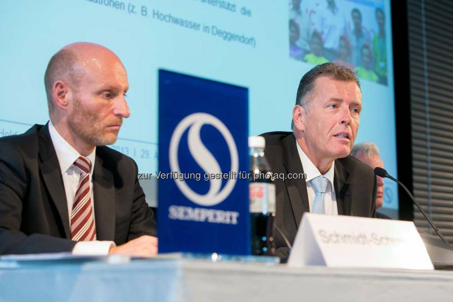 Johannes Schmidt-Schultes (CFO Semperit), Thomas Fahnemann (CEO Semperit)