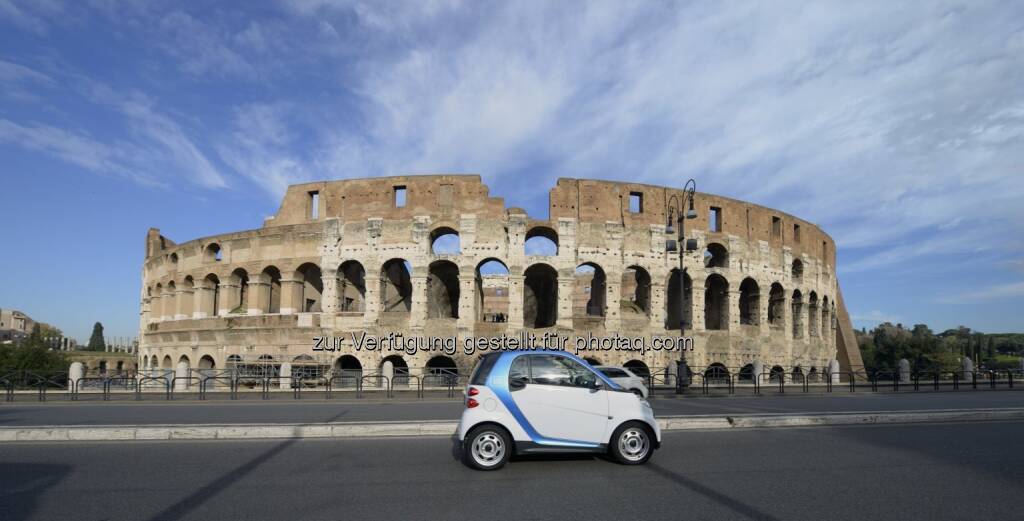 car2go, Rom Colosseum, © car2go (29.04.2014) 