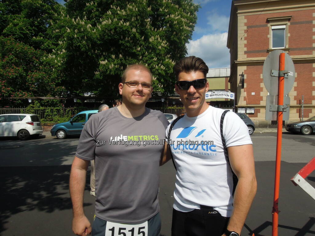 LineMetrics-CMO Wolfgang Hafenscher und Runtastic-Gründer Florian Gschwandtner (01.05.2014) 