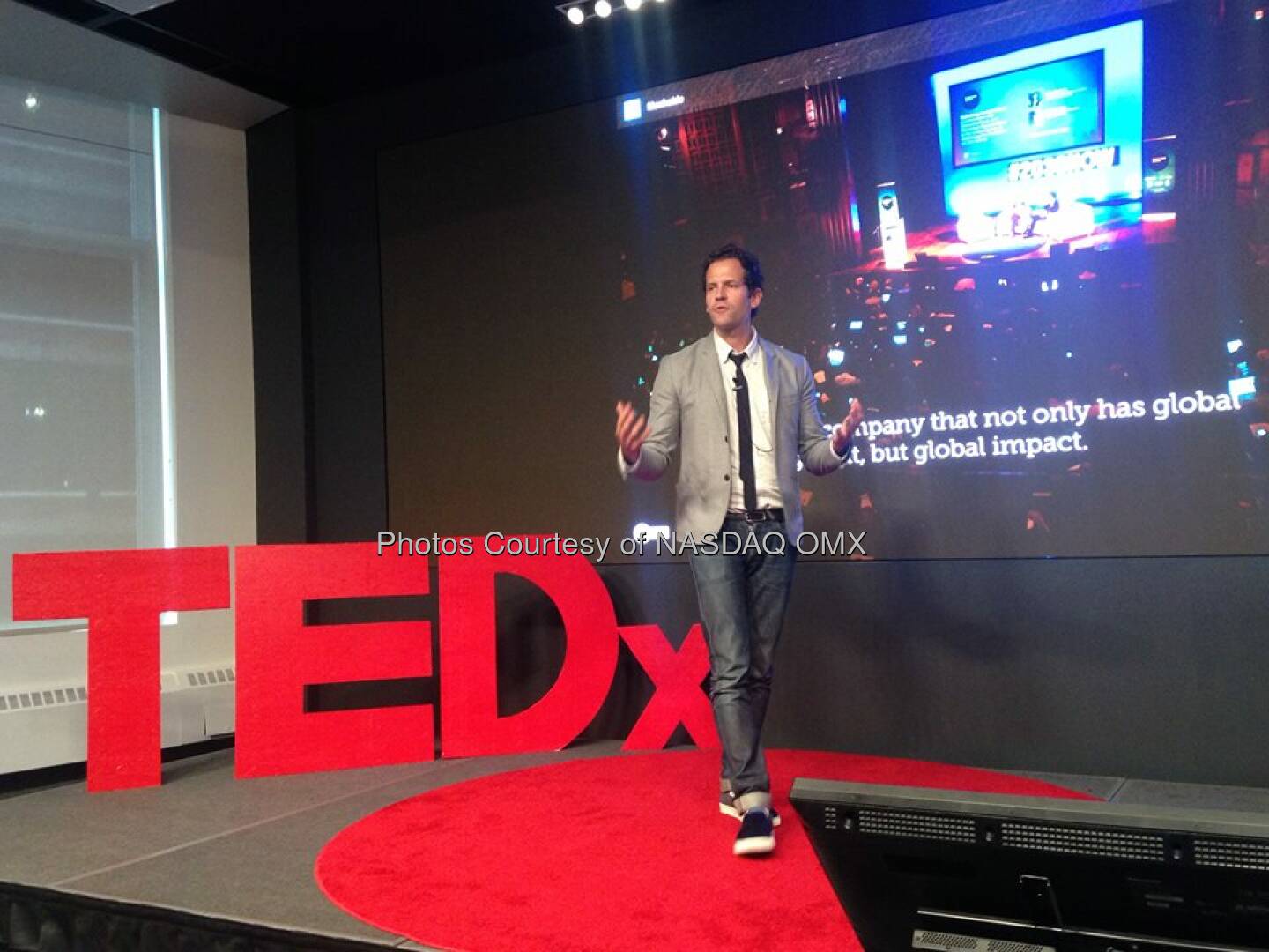 Michael Kriak, COO Mashable TEDxTimesSquare   Source: http://facebook.com/NASDAQ