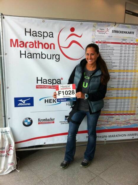 Runplugged Betatesterin startet am 4.5. beim Hamburg Marathon https://www.facebook.com/ (03.05.2014) 