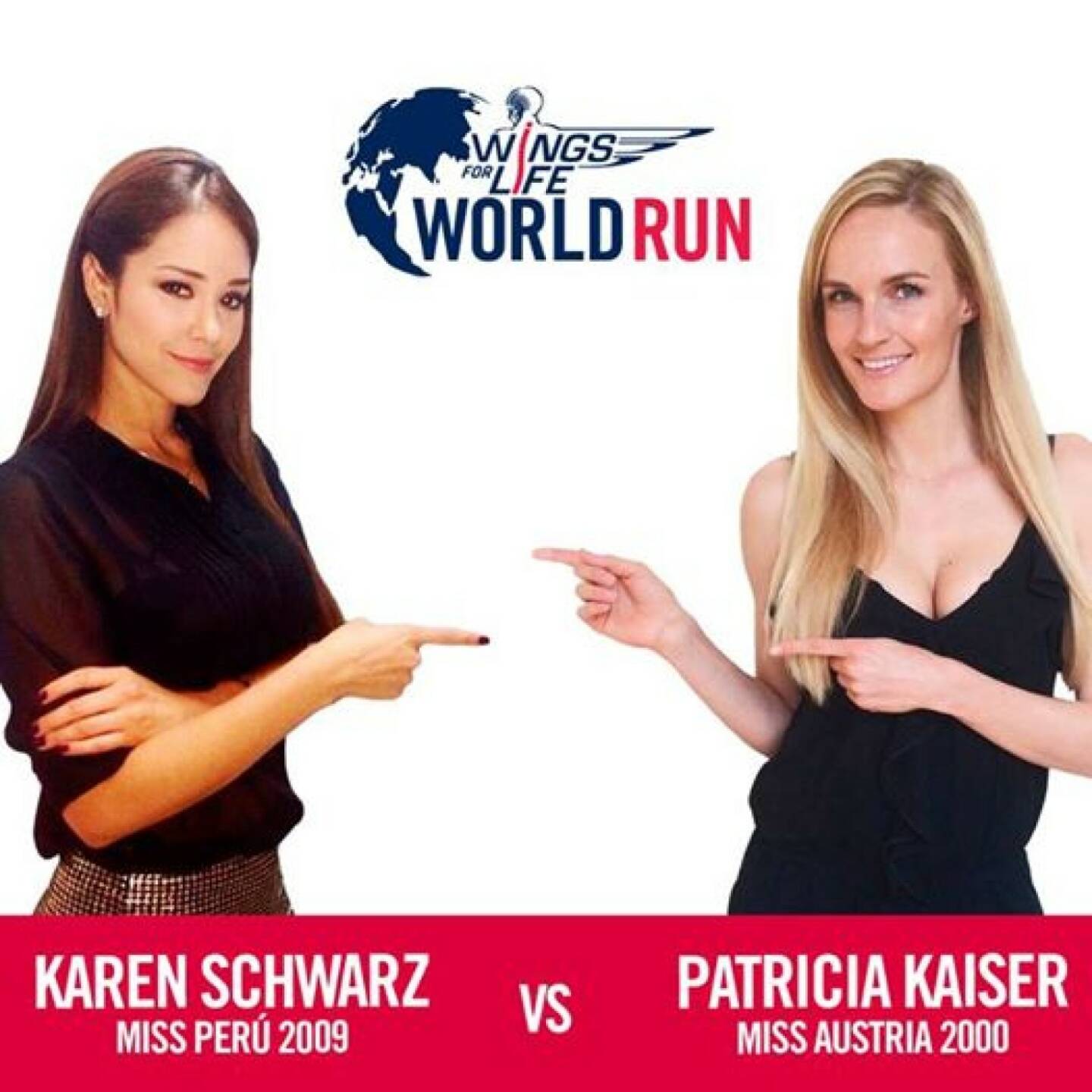 Karen Schwarz, Miss Peru 2009, vs. Patricia Kaiser (Miss Austria 2000) 