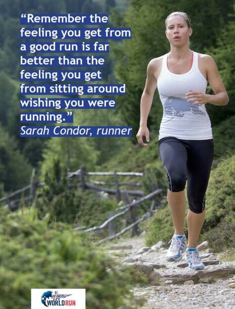 Sarah Condor Zitat, © Wings for Life World Run / Red Bull (04.05.2014) 