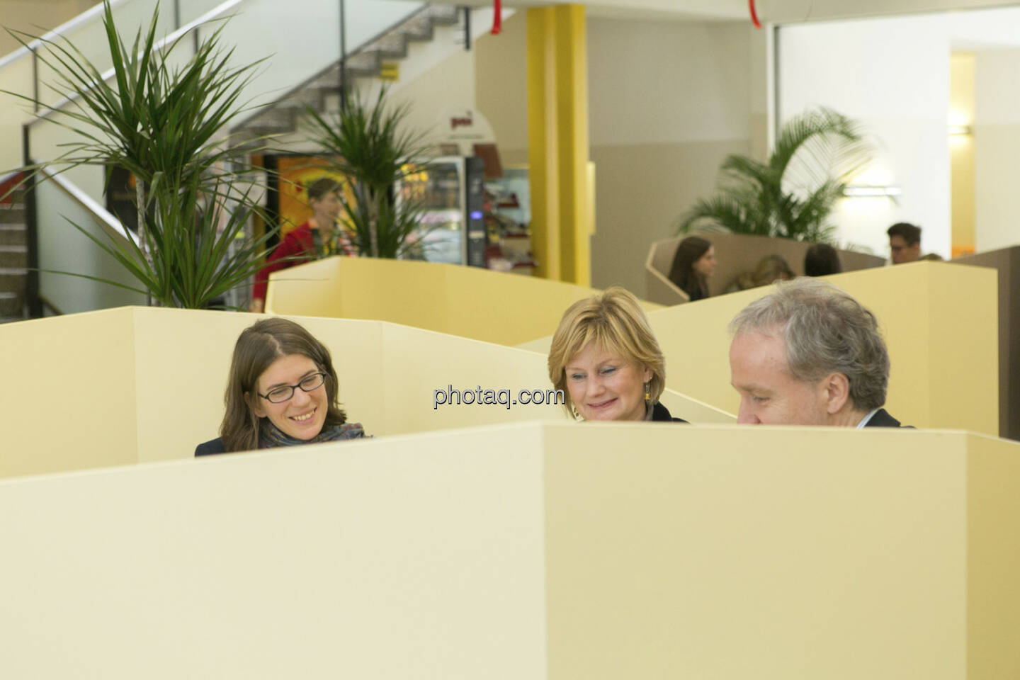 Julia Smid, Susanne Neuner, Christian Drastil in der Vorbesprechung