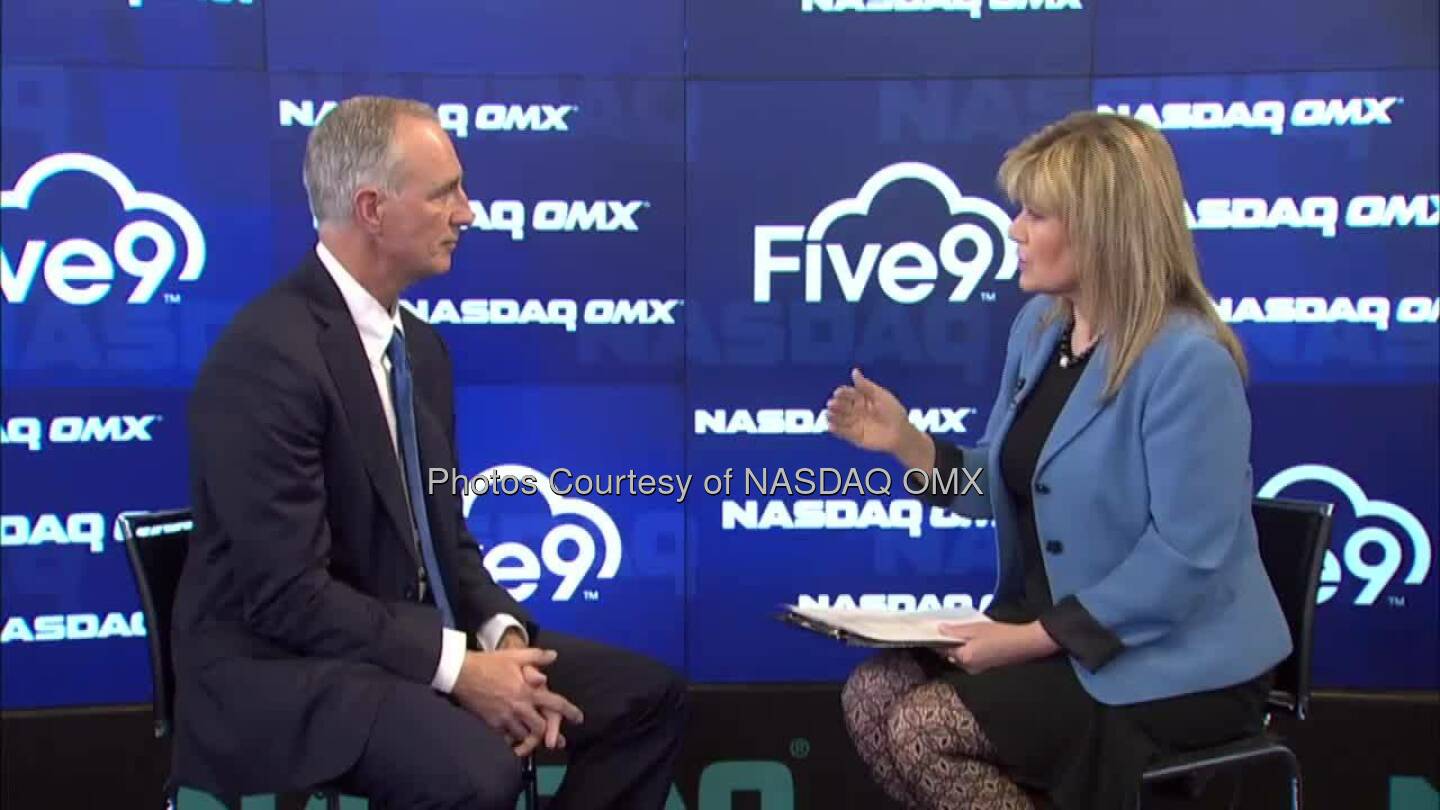 NASDAQ OMX CEO Signature Series Interview with Five9_Inc CEO Mike Burkland Source: http://facebook.com/NASDAQ