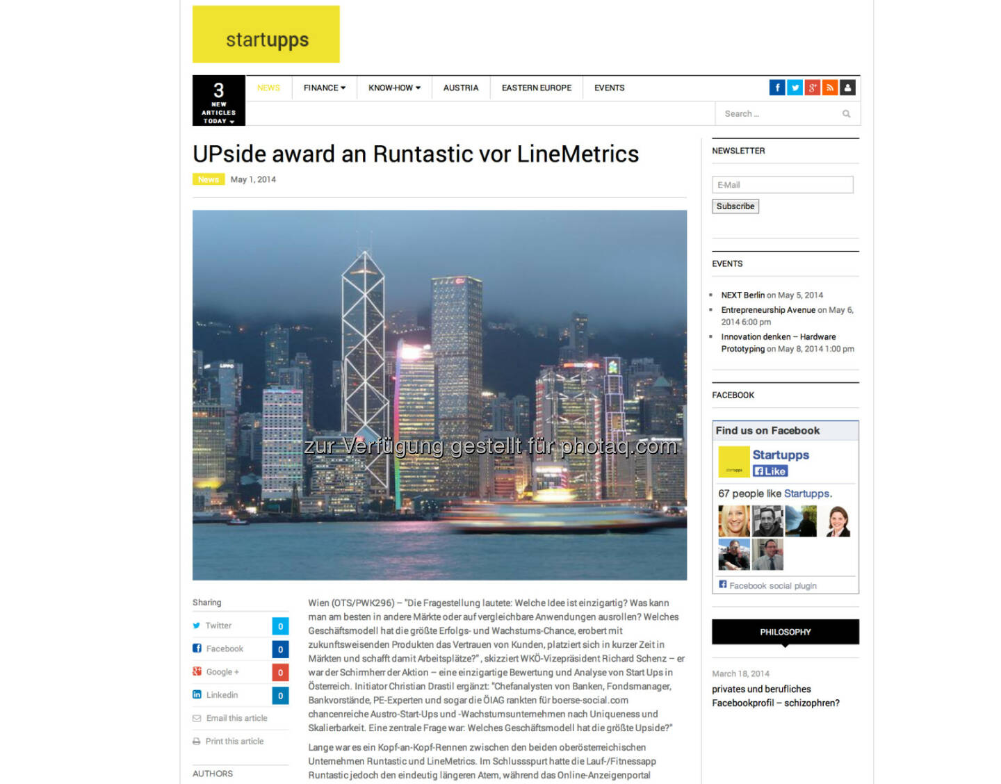 startupps.net zum UPside award http://www.startupps.net