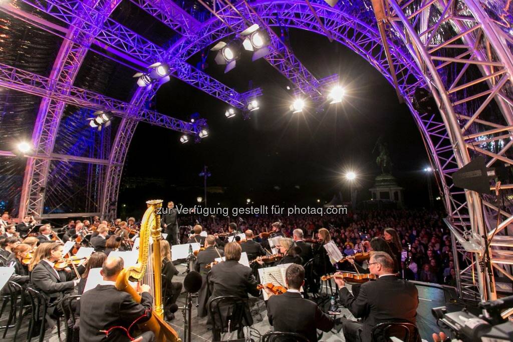 Blick von der Bühne, Fest der Freude 2014, © Martina Draper für Wiener Symphoniker (09.05.2014) 