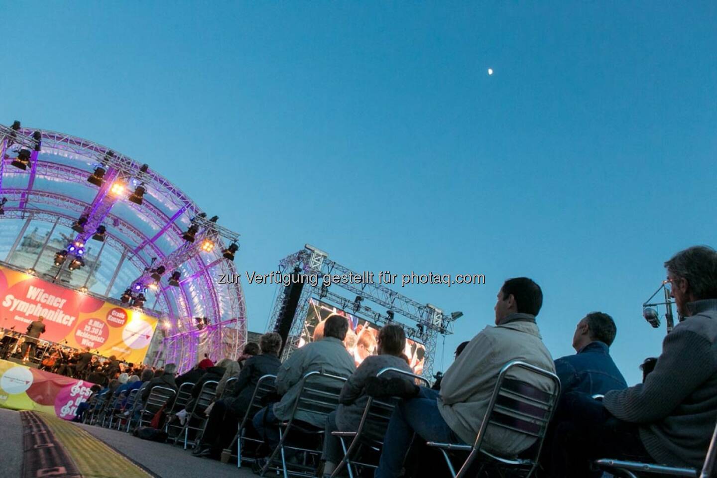 Mond, Bick auf die Bühne, Fest der Freude 2014