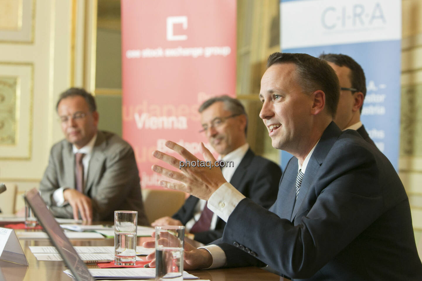 Heimo Scheuch (Wienerberger, links), Stefan Maxian (RCB, rechts)