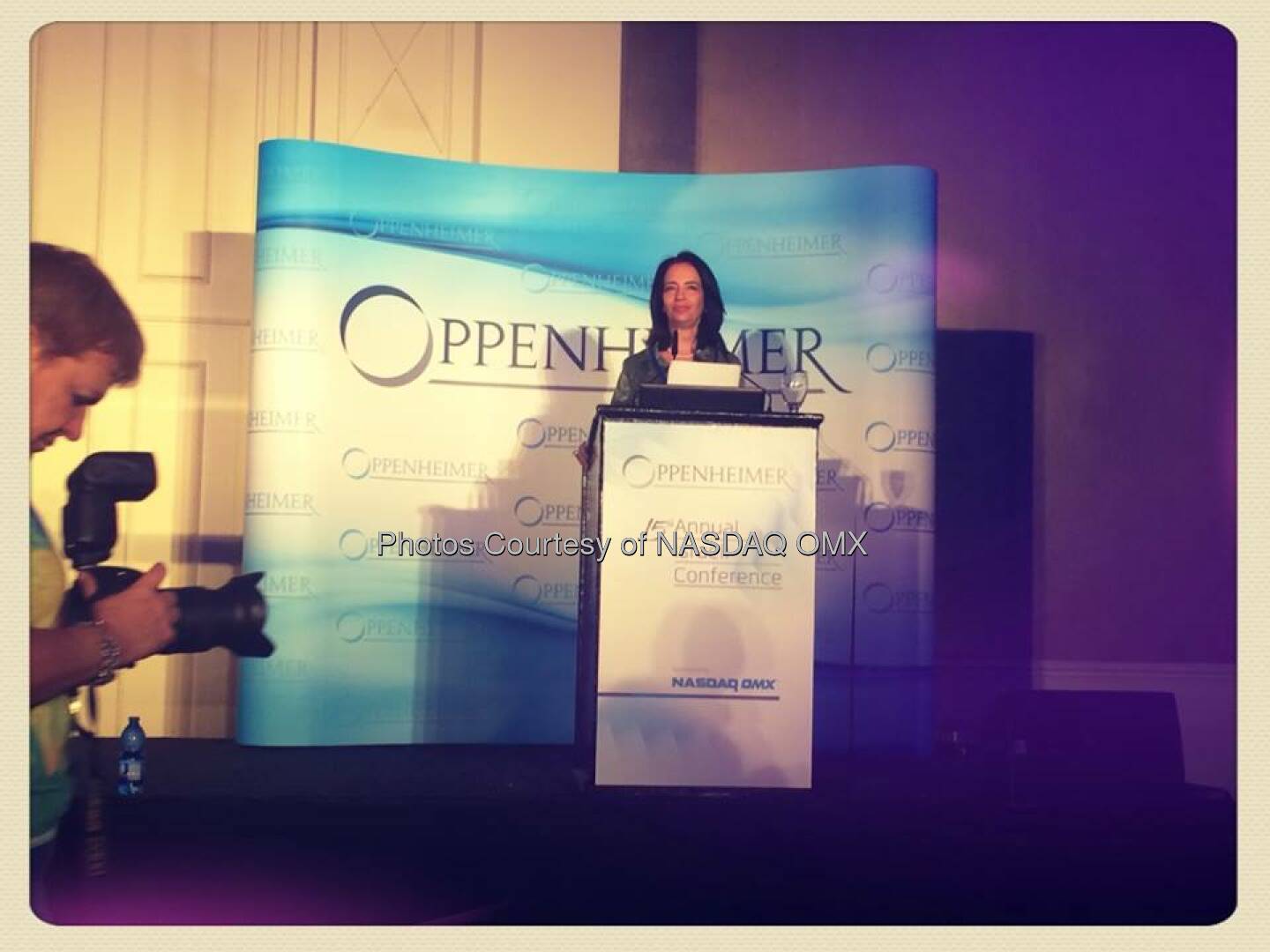 Starting the 15th Annual Oppenheimer Israeli Conference with Avivitt Mannet-Kalil! http://mob.li/_Mp6AK  Source: http://facebook.com/NASDAQ