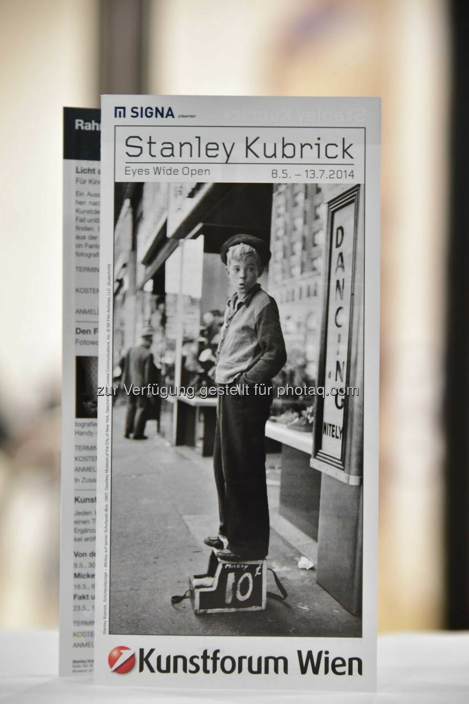 Plakat Stanley Kubrik Ausstellung