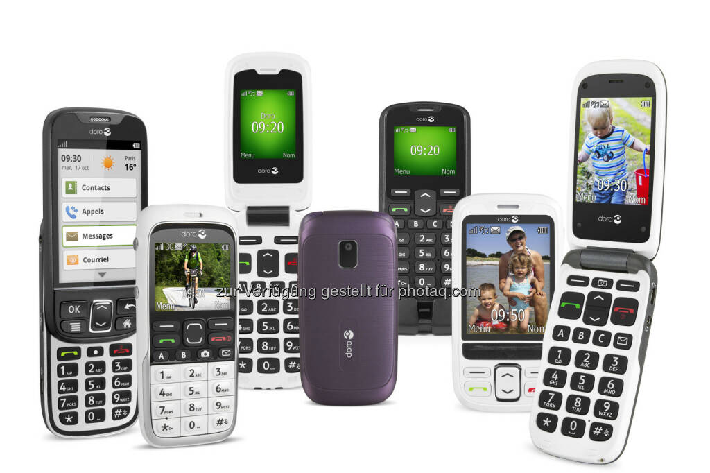 Ingram Micro, global und auch in Österreich größter IKT Distributor, schließt mit Doro, dem weltweiten Marktführer für Handys für die ältere Generation, einen Distributionsvertrag ab und erweitert damit sein Portfolio im Mobility Bereich. (Bild: Doro) (14.05.2014) 