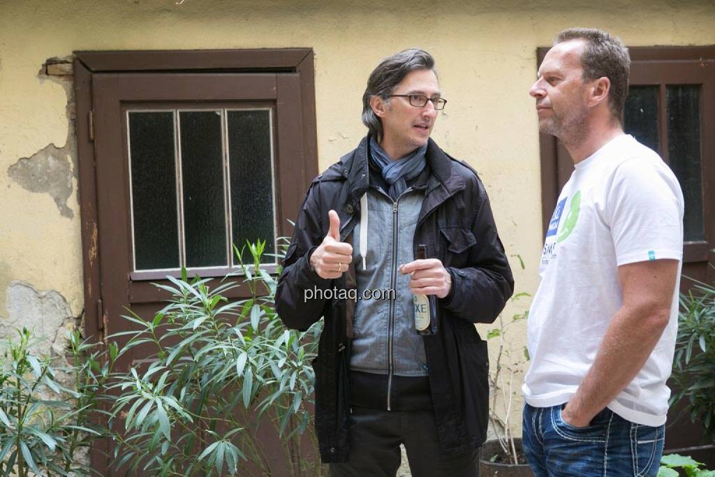 Josef Chladek, Oliver Olbrich (Olbrich Media und Immobilien), © finanzmarktfoto.at/Martina Draper (15.05.2014)