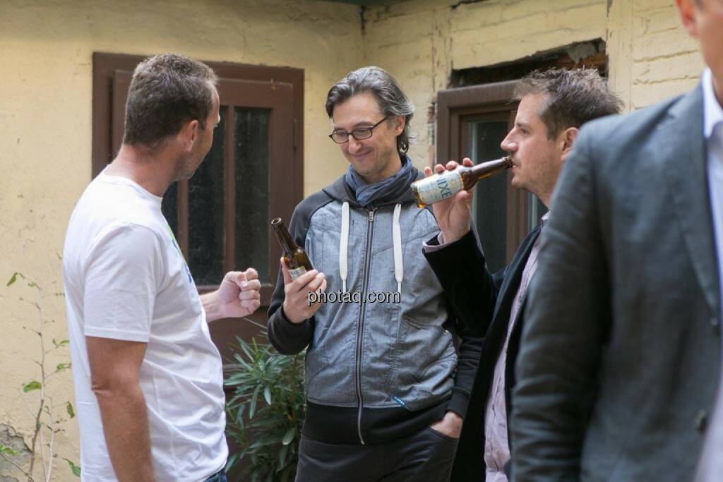 Oliver Olbrich (Olbrich Media und Immobilien), Josef Chladek, Klaus Oberecker (MindTake Research GmbH), © finanzmarktfoto.at/Martina Draper (15.05.2014) 