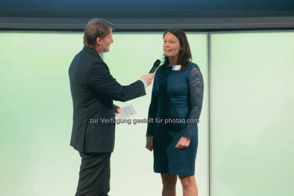 Lars Brandau (DDC), Beatrix Schlaffer (Brokerjet), © Martina Draper für Börse Express (16.05.2014) 