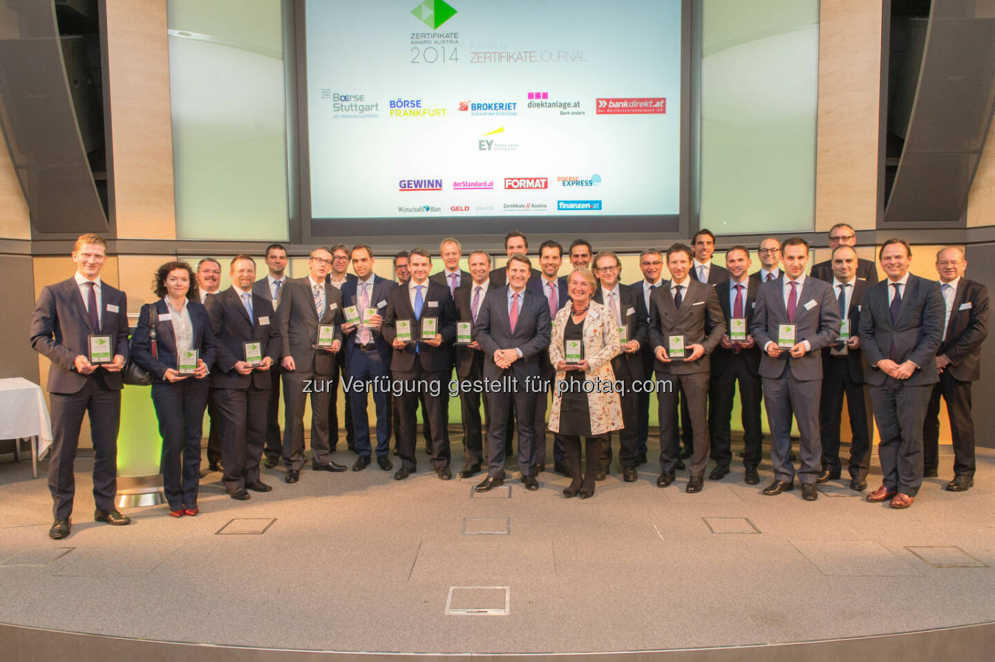 Zertifikate Award Austria, Gruppenbild (c) Zertifikate Forum Austria