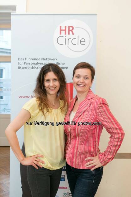 Daniela Zeller, Cornelia Dankl (Obfrau HR-Circle), © Martina Draper für HR Circle (20.05.2014) 