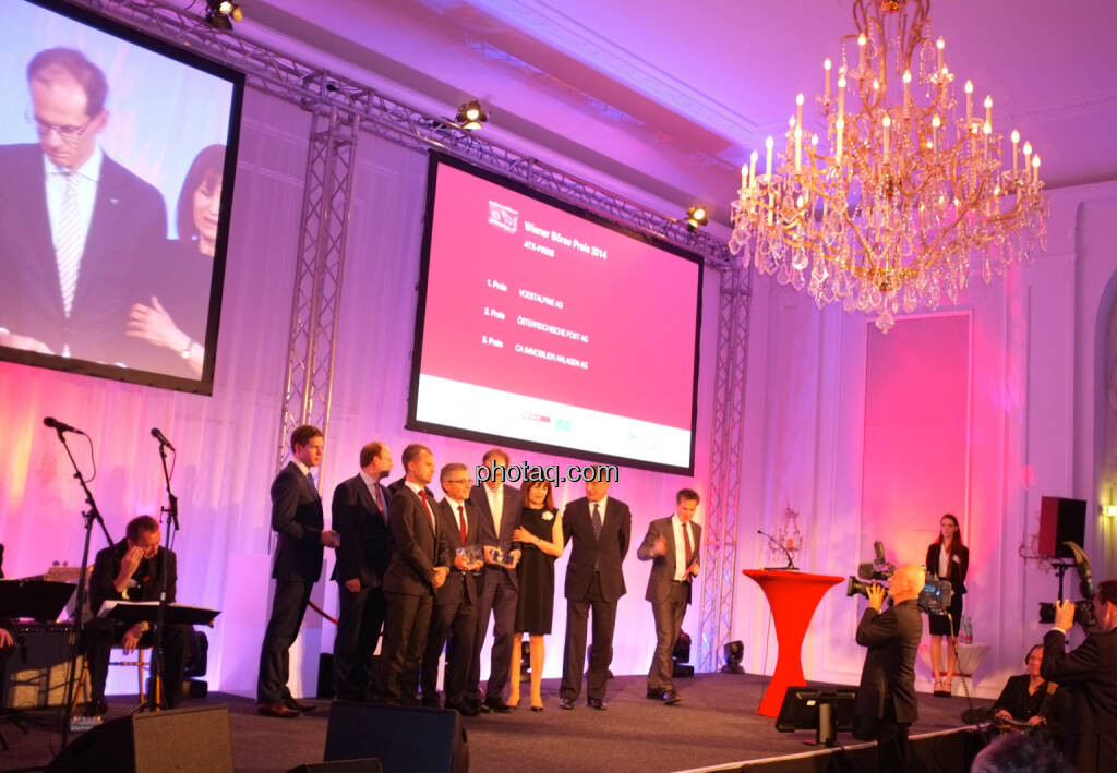 ATX-Preis

1. Platz: voestalpine AG

2. Platz: Österreichische Post AG

3. Platz: CA Immobilien AG, © Drastil / bzw. Wiener Börse (2) (20.05.2014) 