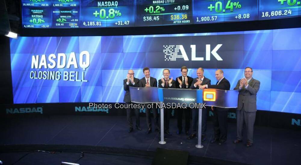 $ALKB: Alk-Abelló Rings The Nasdaq OMX Closing Bell - Http://facebook ...