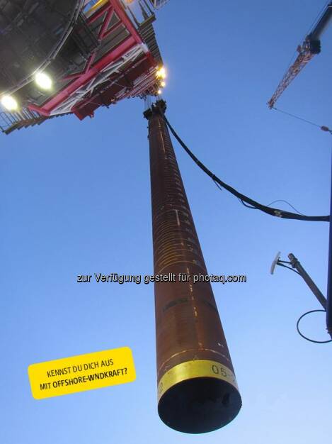 RWE Fotorätsel für Offshore-Experten: Was ist das?  Source: http://facebook.com/vorweggehen (30.05.2014) 