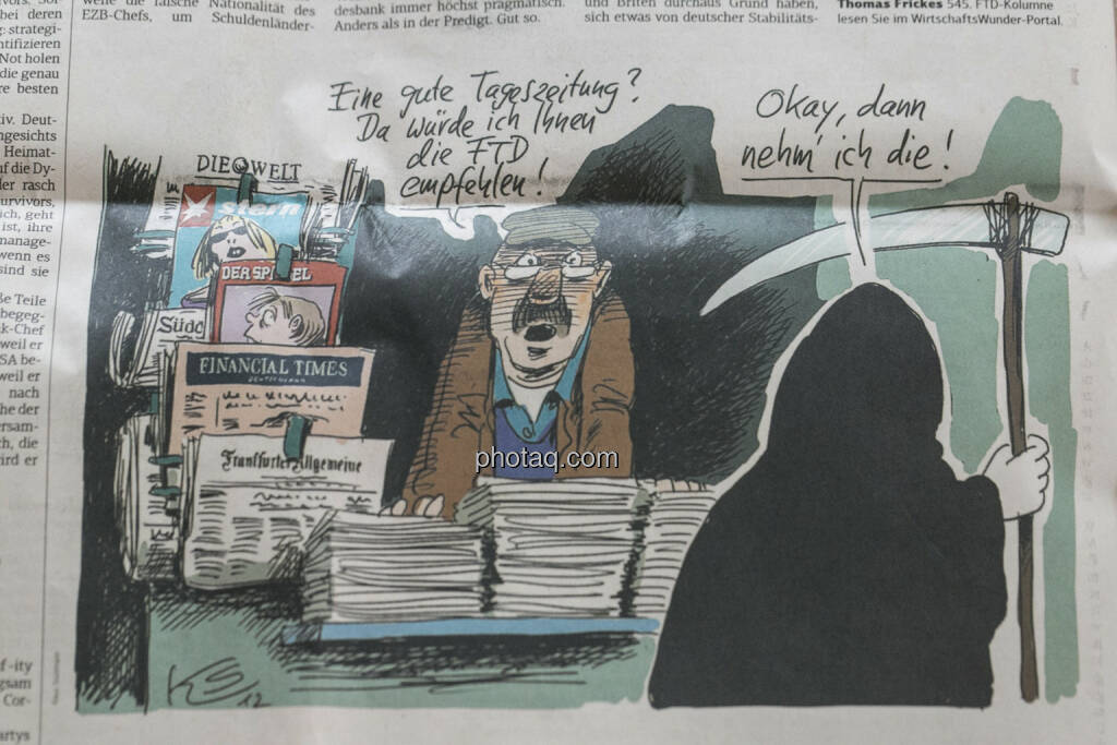 Financial Times Deutschland, © Martina Draper/finanzmarktfoto.at (28.12.2012)