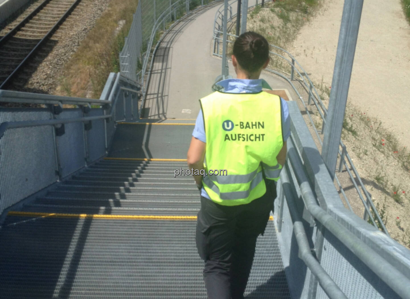 U Bahn Aufsicht , Treppe , Stiege