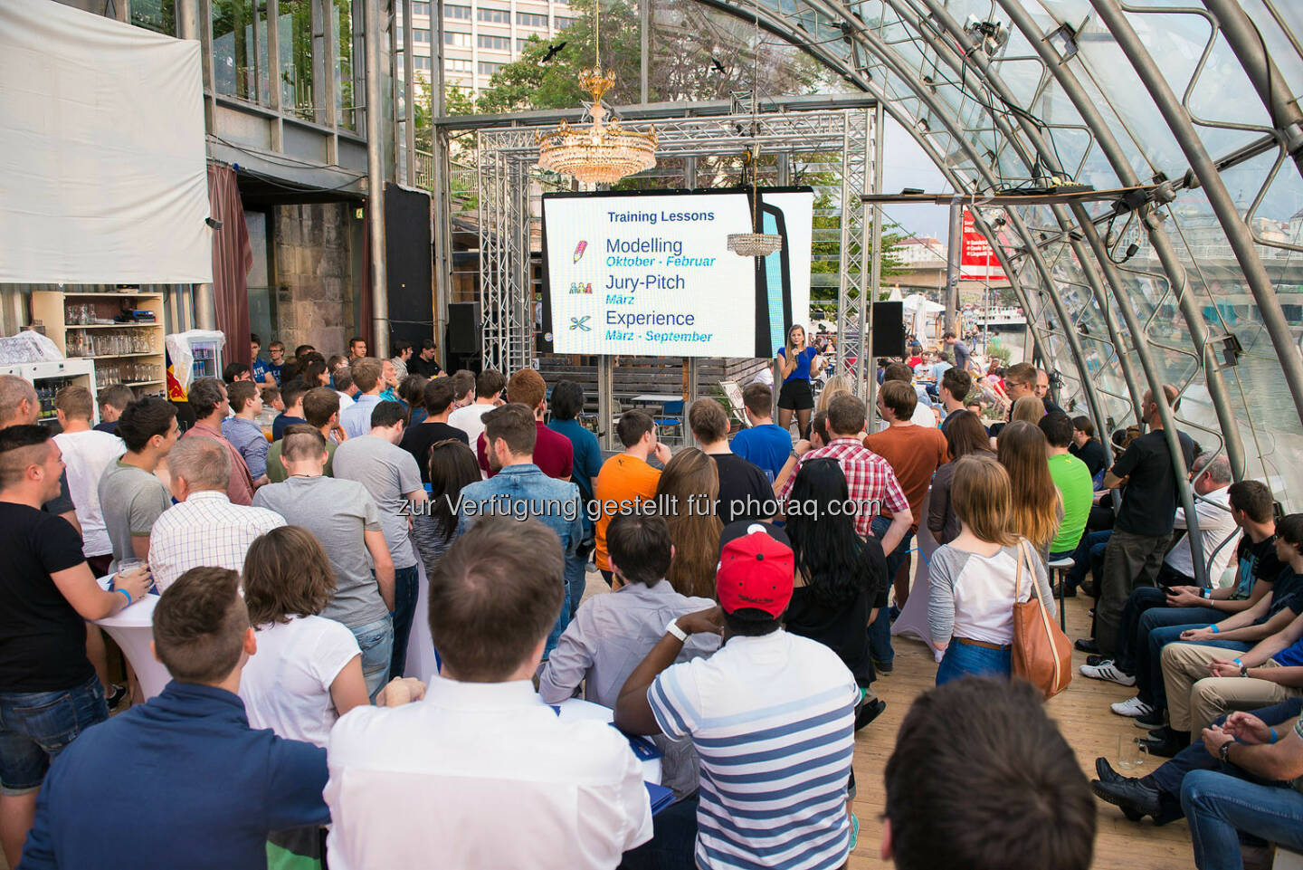 aws First Programmvorstellung, Adria am Donaukanal