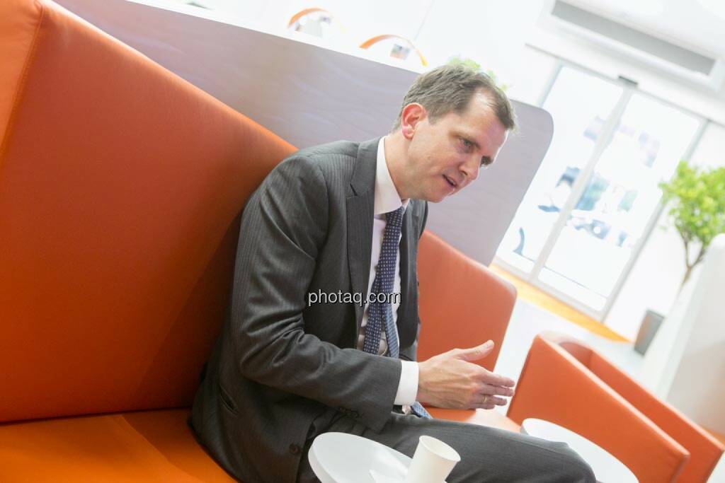 Roel Huisman (CEO ING-DiBa Direktbank Austria), © photeq/Martina Draper (12.06.2014) 